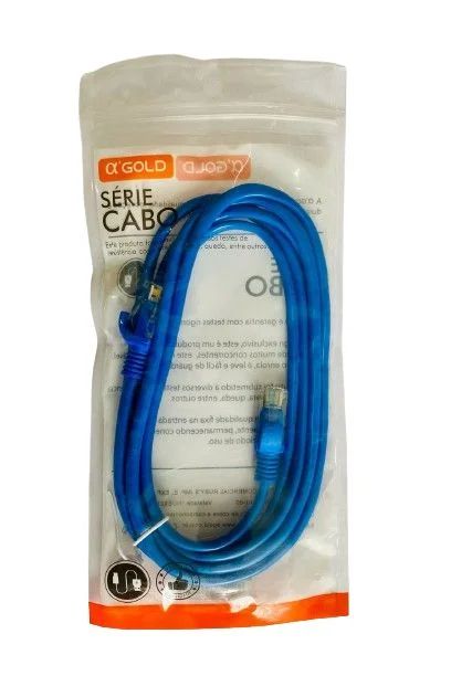 Cabo de Rede Azul A' Gold 1,5 Metros WX-01