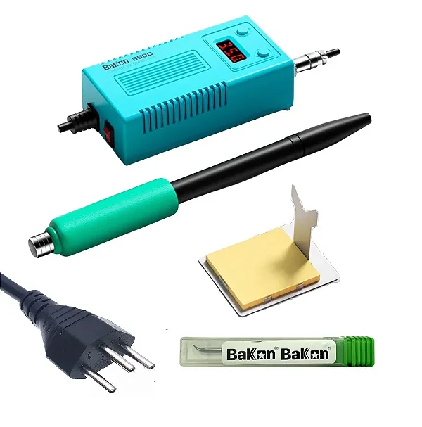 Estação de Ferro de Solda Portátil Bakon BK 950C C210