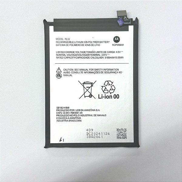 Bateria Motorola Moto G05 5g / Moto G15 5g ( RL52 )