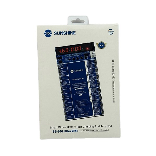 Placa Ativadora de Baterias para Iphone e Android Sunshine SS-916 Ultra V.20 ( Até 16 Pro Max )
