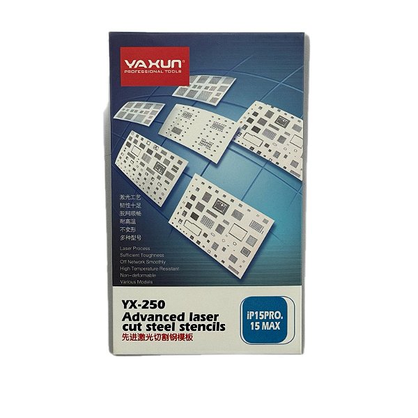 Stencil BGA Reballing Yaxun Apple iPhone 15 Pro / iPhone 15 Pro Max A17