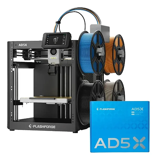 Impressora 3D Adventure FlashForge AD5x + IFS + Enclausuramento