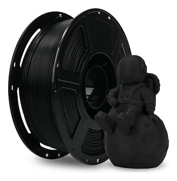 Filamento FlashForge Impressora 3D PLA Lite Preto 1kg 1.75mm