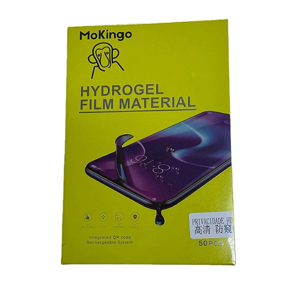 Película Hydrogel Flexível Privacidade HD Mokingo 50 Unidades