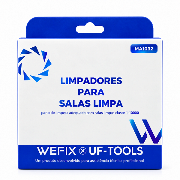 Kit com 50 Unidades Pano Microfibra Flanela Anti Estática WEFIX