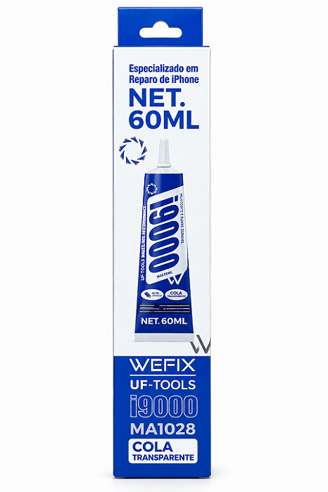 Cola Transparente Branca WEFIX i9000 60ml Para iPhone