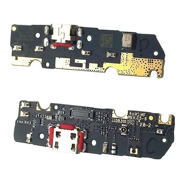 Flex Placa Conector De Carga Motorola Moto E5 ( Xt1944-4 ) / Moto G6 Play ( Xt1922-5 )