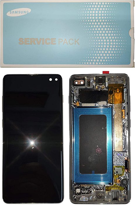 Frontal Completa Tela Touch Display Lcd Samsung S10 Plus G975