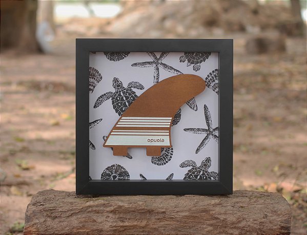 Quadro Quilha - Tartaruga e conchas