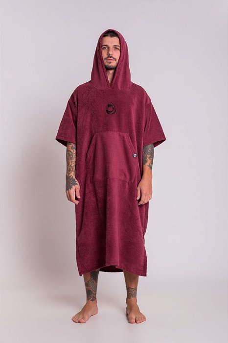 Poncho Drop Wind Bordô