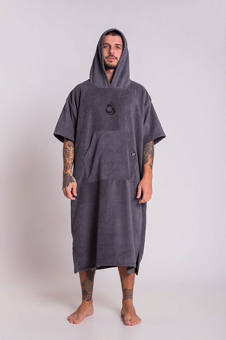 Poncho Drop Wind Cinza