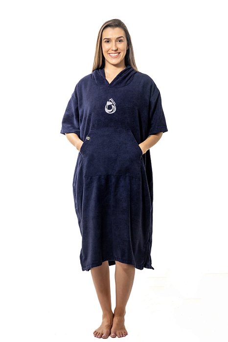 Poncho Adulto Azul Marinho