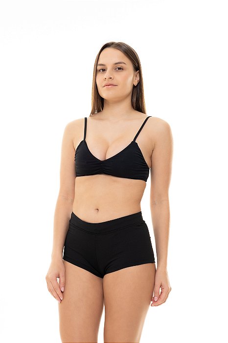 Short Drop Wind Preto