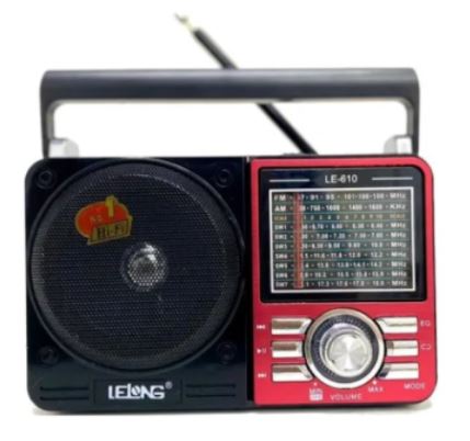 Radio Caixa de Som Retrô USB - LELONG LE-610