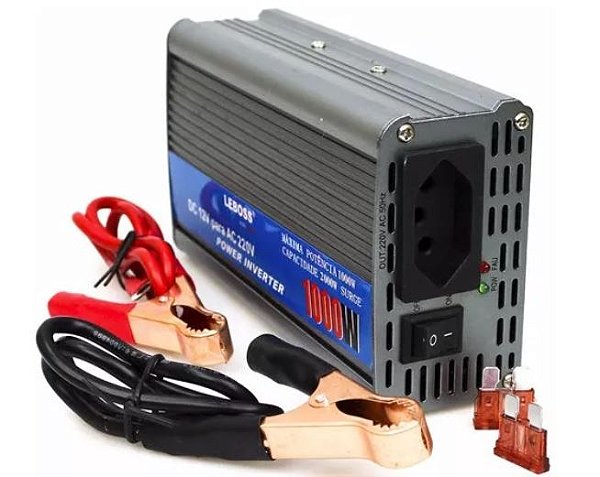Inversor Tensão 12v Para 110v ou 220v - 1000w - Transformador