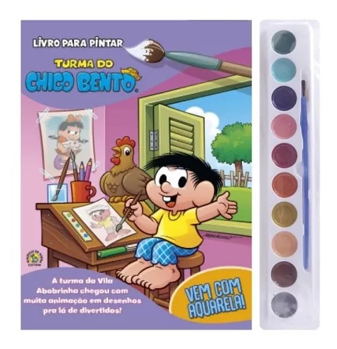 Turma da Mônica Livro para Pintar - Cebolinha