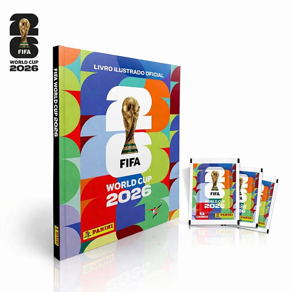 Álbum Capa Dura + 36 Envelopes - COPA DO MUNDO 2026