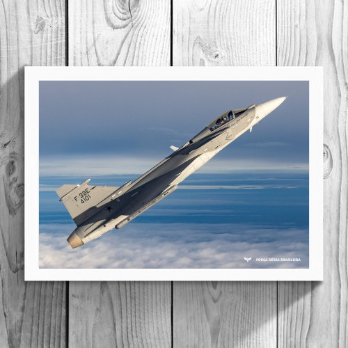 Quadro - Gripen da FAB (33cm x 43cm)