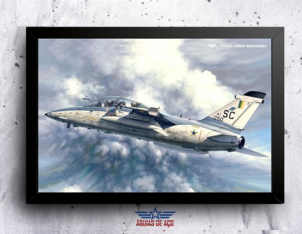 Quadro - A-1 AMX - FAB (20cm x 30cm)