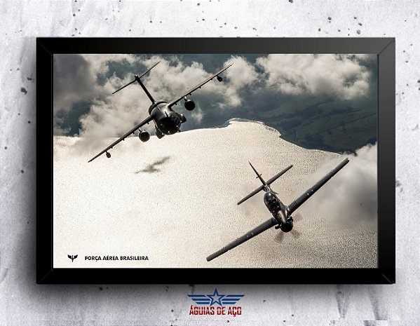 Quadro - KC-390 / A-29 (20cm x 30cm)