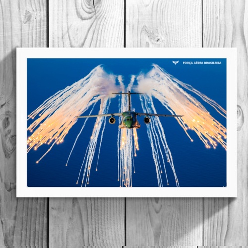 Quadro - KC-390 MILLENNIUM (20cm x 30cm)