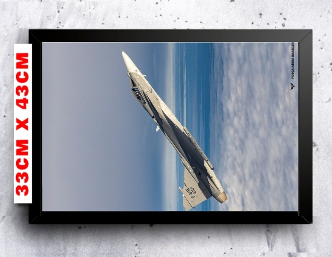 Quadro - Gripen-E (33cm x 43cm)