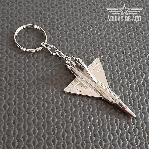 Chaveiro Mirage-2000 da FAB (Metal)
