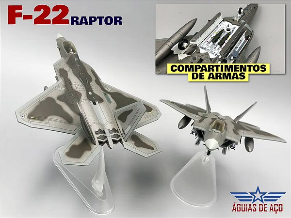 F-22 RAPTOR  - Compartimentos de armas abertos - 1:100 - METAL