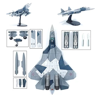 SU-57 FELON - 1:100 - COM OPÇÕES DE ARMAMENTOS - PRPOMOÇÃO! (Embalagem danificada) (5)