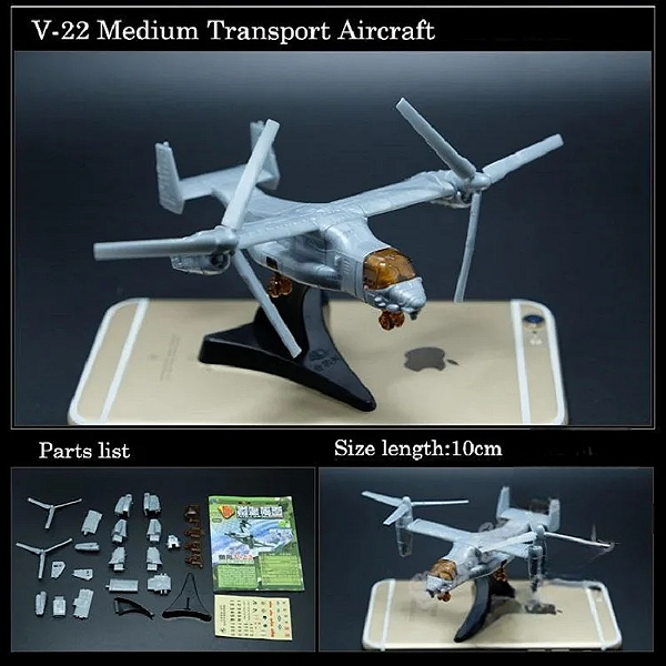 V-22 OSPREY - Fácil Montagem - NÃO precisa pintar/colar