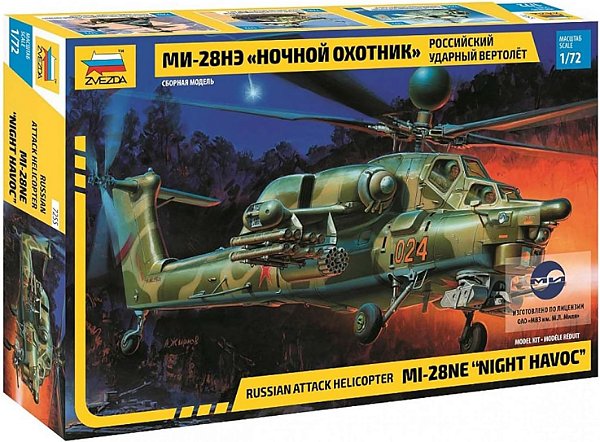 MI-28 "NIGHT HAVOC" - 1:72 - PLASTIMODELO - FEITO NA RÚSSIA