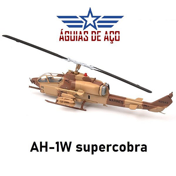 Helicóptero AH-1W Supercobra - 1:72 (cód. 3-4)