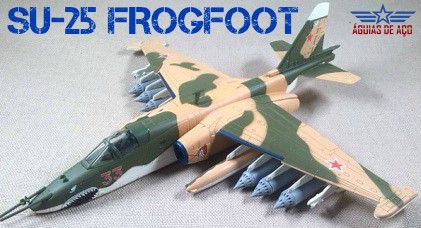 SUKHOI SU-25 FROGFOOT (RARO) - Com ALTA carga de combate - 1:72 (28cm)