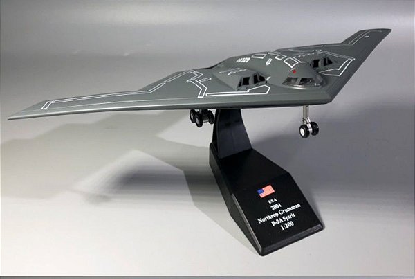 B-2 SPIRIT - 1:200  - Com trem de pouso retrátil -  PROMOÇÃO (embalagem levemente danificada)