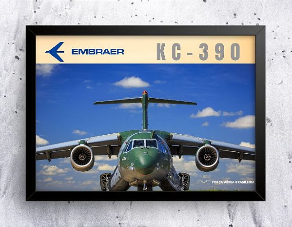 Quadro - KC-390 (20cm x 30cm) (cód. 5-1)