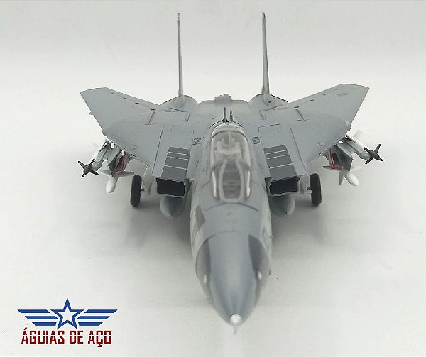 F-14 TOMCAT - 1:72 (GRANDE) - Asas abrem e fecham (geometria variável)