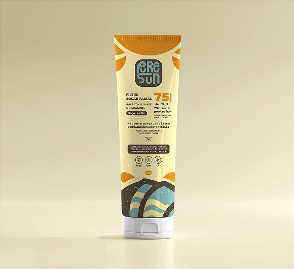 FILTRO SOLAR FACIAL PURESUN VEGANO - BEGE MEDIO 50g - DIA A DIA 75+