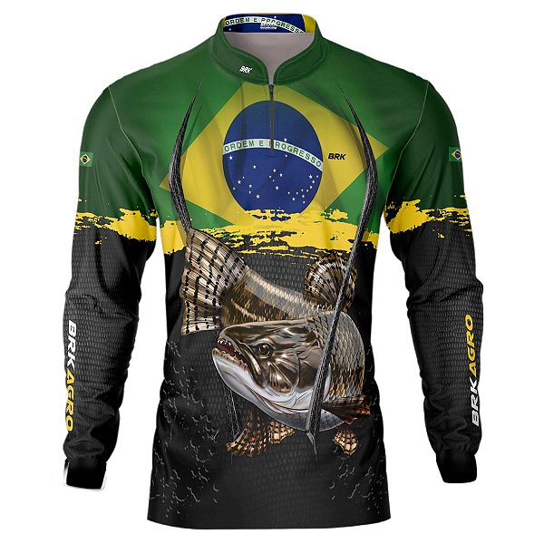 Camisa Agro BRK Traíra Brasil com UV50 +
