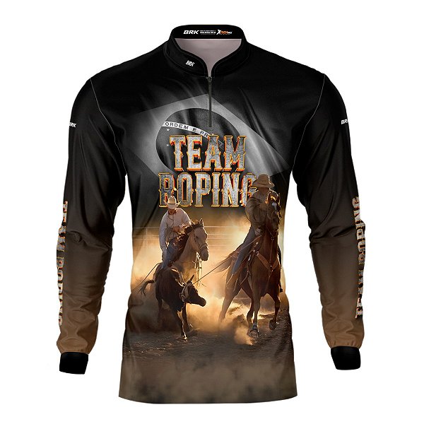 Camisa Agro Brk Team Roping Brasil com Proteção UV50+