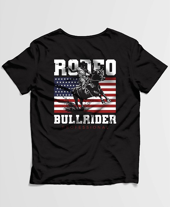 Camiseta Agro Brk Rodeo Bullrider Algodão Egípcio