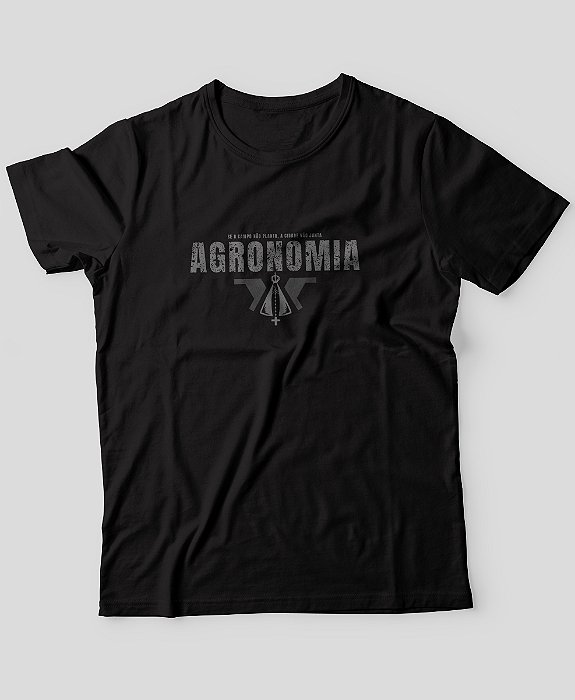 Camiseta Agro Brk Agronomia Padroeira com Algodão Egípcio