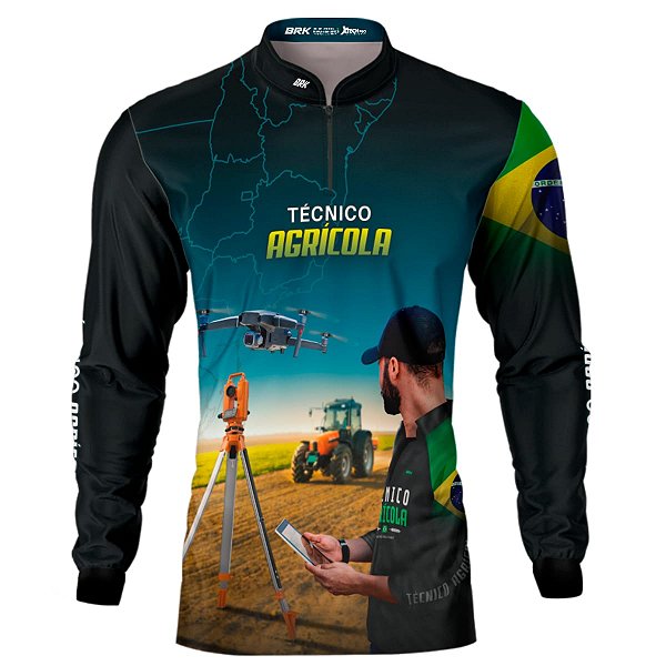 Camisa Agro BRK Técnico Agrícola com UV50+