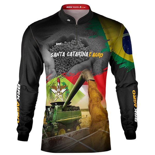 Camisa Agro BRK Santa Catarina É Agro com UV50+