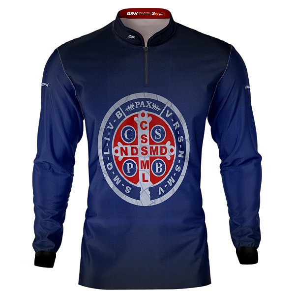 Camisa Brk Agro Azul São Bento com Proteção UV50+
