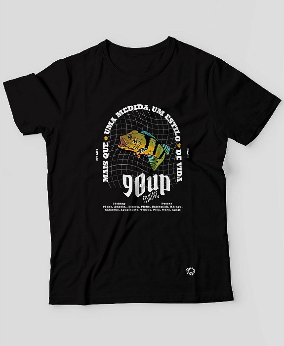 Camiseta Brk Fishing Mais Que Uma Medida com Algodão Egípcio