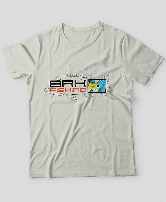 Camiseta de Pesca Brk Fishing Tucunaré com Algodão Egípcio