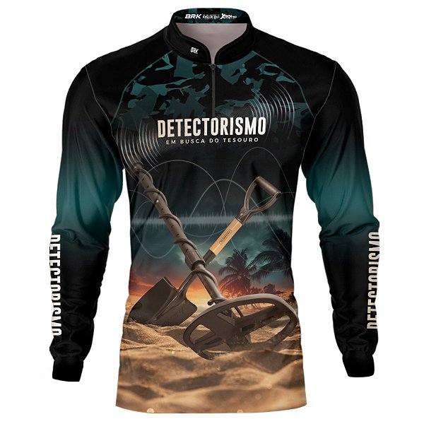 Camisa BRK Profissões Detectorismo com UV50+