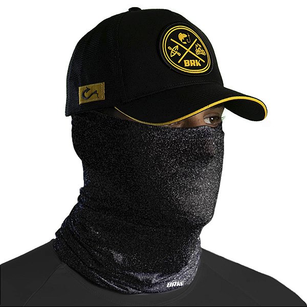 Bandana Tubeneck Preta Camuflada BRK com UV50+