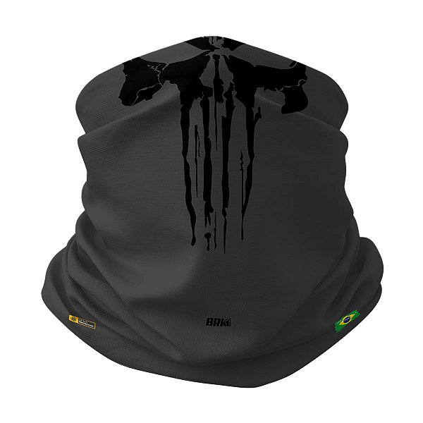 Bandana Balaclava Tubeneck Brk Punisher Militar com UV50+