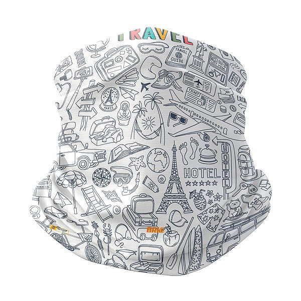 Bandana Balaclava Tubeneck Brk Viajens World Travel com UV50+